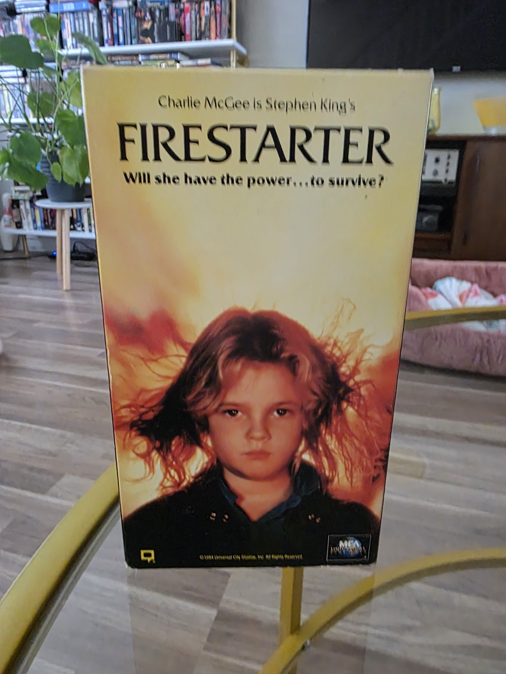 Stephen King Firestarter VHS